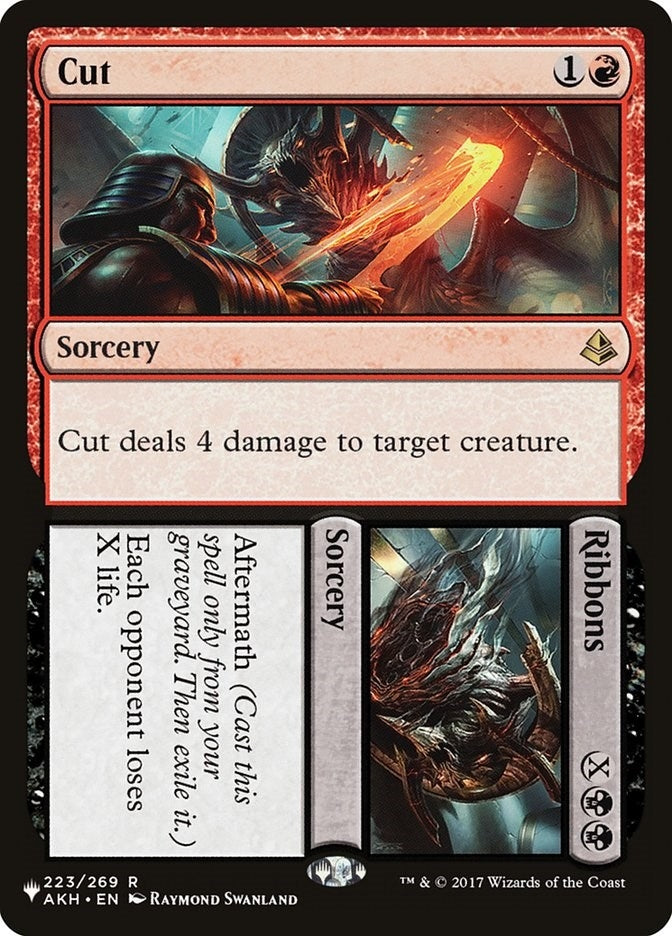 Image for Cut // Ribbons (The List Reprints) (223/269) - Magic: The Gathering