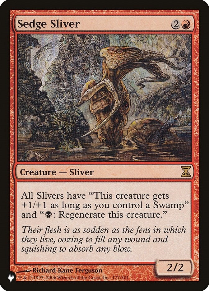 Image for Sedge Sliver (The List Reprints) (177/301) - Magic: The Gathering