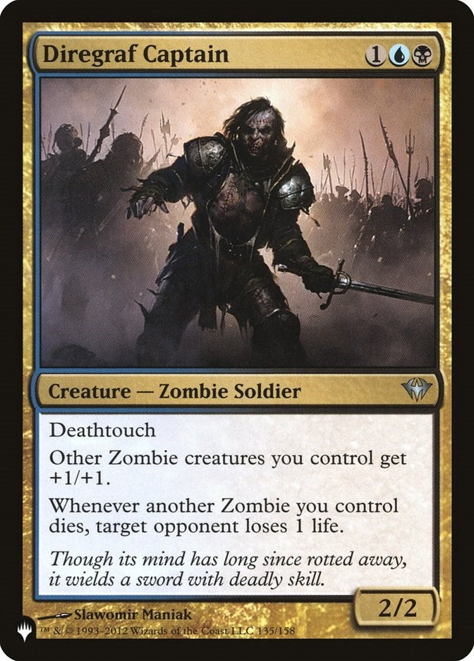 Image for Diregraf Captain (The List Reprints) (135/158) - Magic: The Gathering