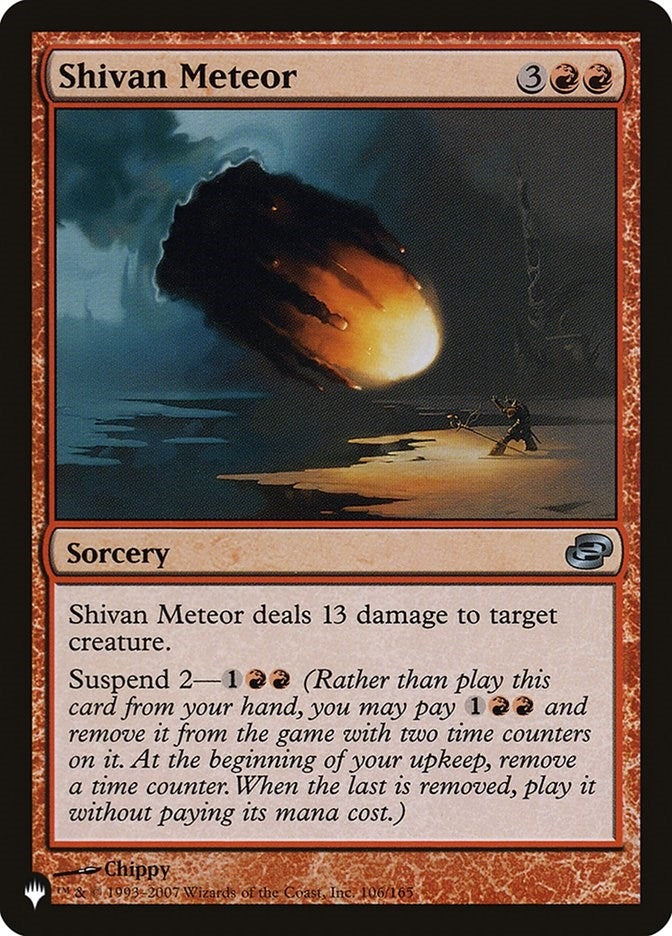 Image for Shivan Meteor (The List Reprints) (106/165) - Magic: The Gathering
