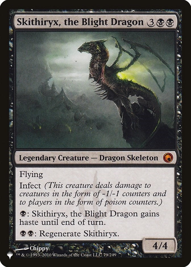 Image for Skithiryx, the Blight Dragon (The List Reprints) (79/249) - Magic: The Gathering