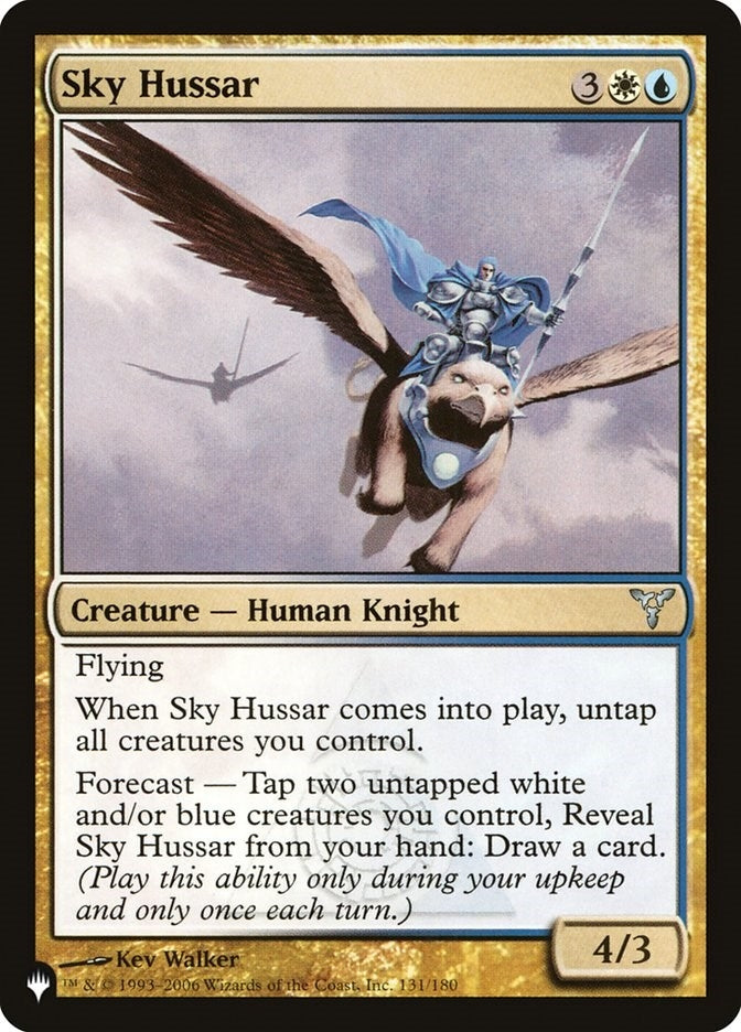 Image for Sky Hussar (The List Reprints) (131/180) - Magic: The Gathering