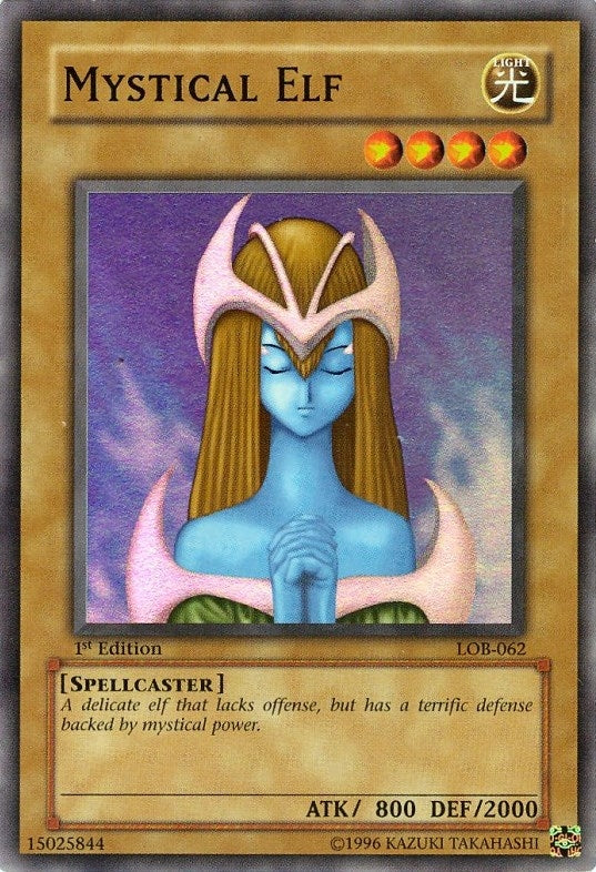 Image for Mystical Elf (The Legend of Blue Eyes White Dragon) (LOB-062) - YuGiOh