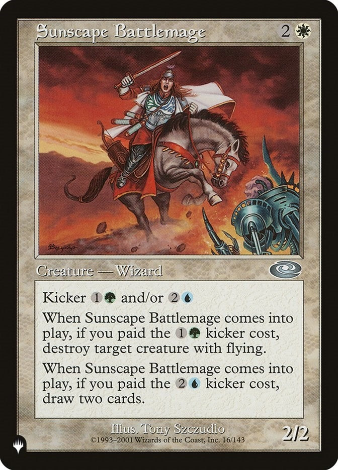 Image for Sunscape Battlemage (The List Reprints) (16/143) - Magic: The Gathering