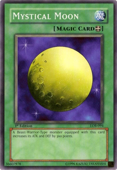Image for Mystical Moon (The Legend of Blue Eyes White Dragon) (LOB-094) - YuGiOh