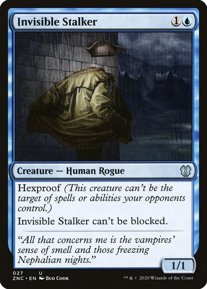 Image for Invisible Stalker (Commander: Zendikar Rising) (27) - Magic: The Gathering