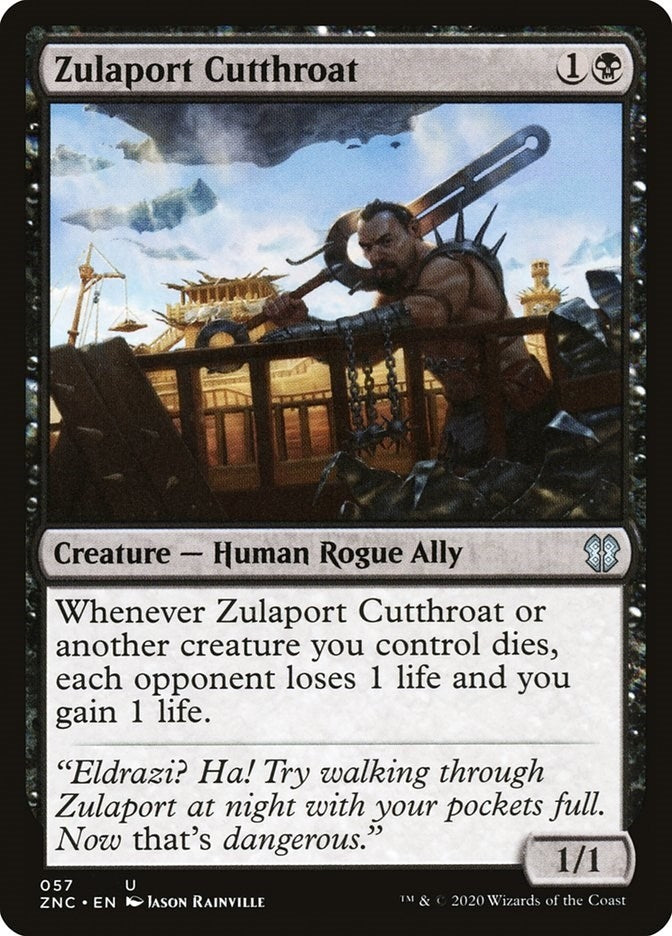 Image for Zulaport Cutthroat (Commander: Zendikar Rising) (57) - Magic: The Gathering