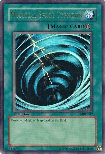 Image for Mystical Space Typhoon (Magic Ruler) (MRL-047) - YuGiOh