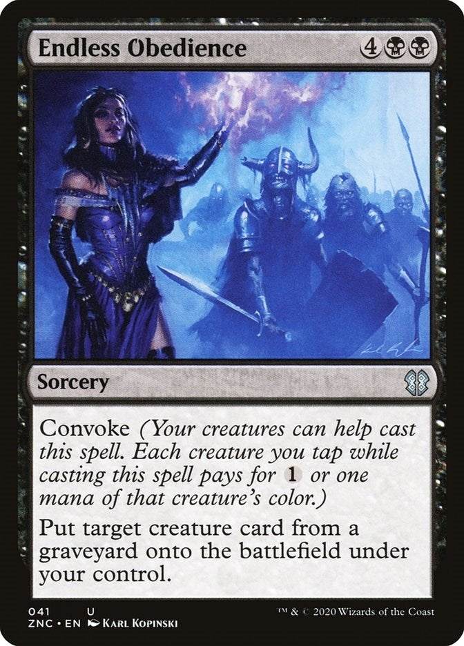 Image for Endless Obedience (Commander: Zendikar Rising) (41) - Magic: The Gathering