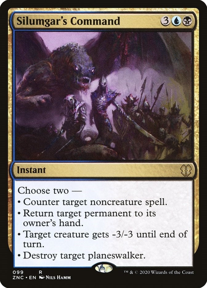 Image for Silumgar's Command (Commander: Zendikar Rising) (99) - Magic: The Gathering