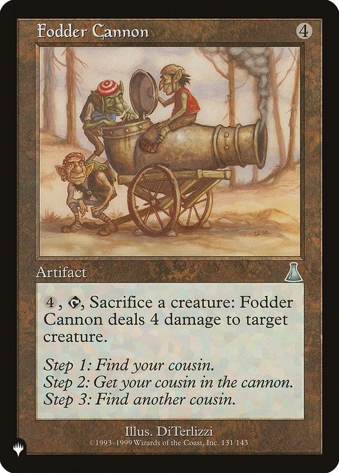 Image for Fodder Cannon (The List Reprints) (131/143) - Magic: The Gathering