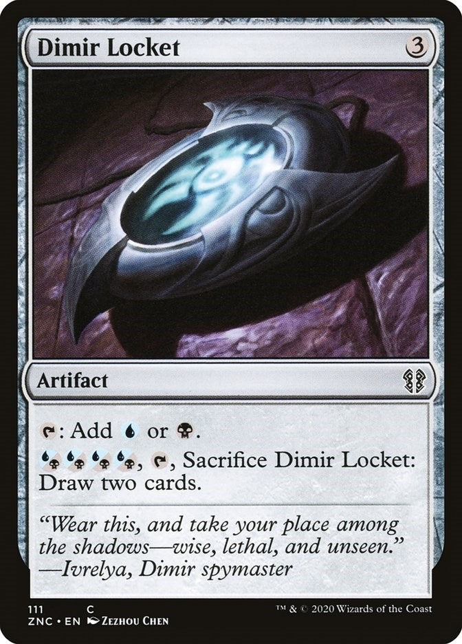 Image for Dimir Locket (Commander: Zendikar Rising) (111) - Magic: The Gathering