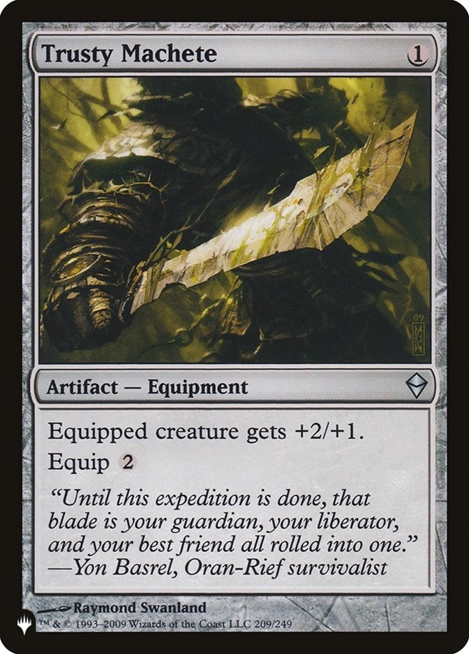 Image for Trusty Machete (The List Reprints) (209/249) - Magic: The Gathering
