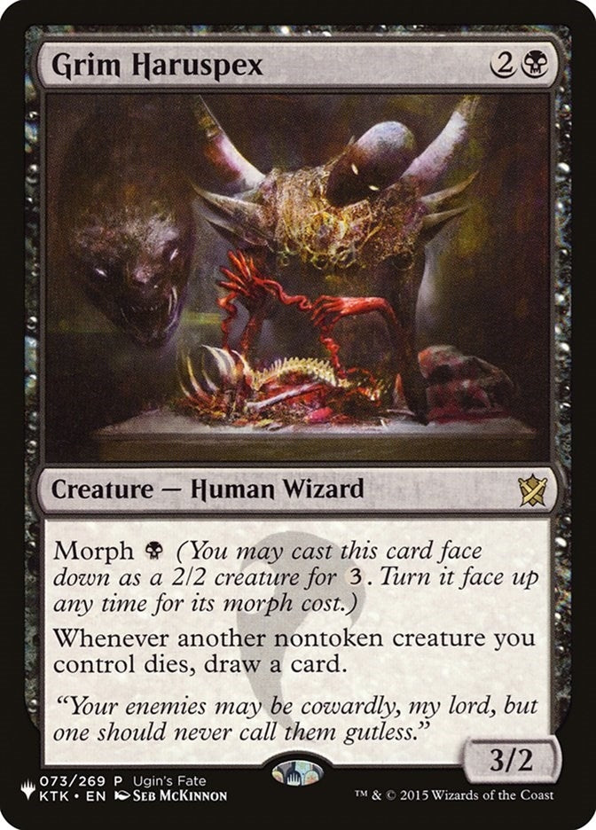 Image for Grim Haruspex (The List Reprints) (073/269) - Magic: The Gathering