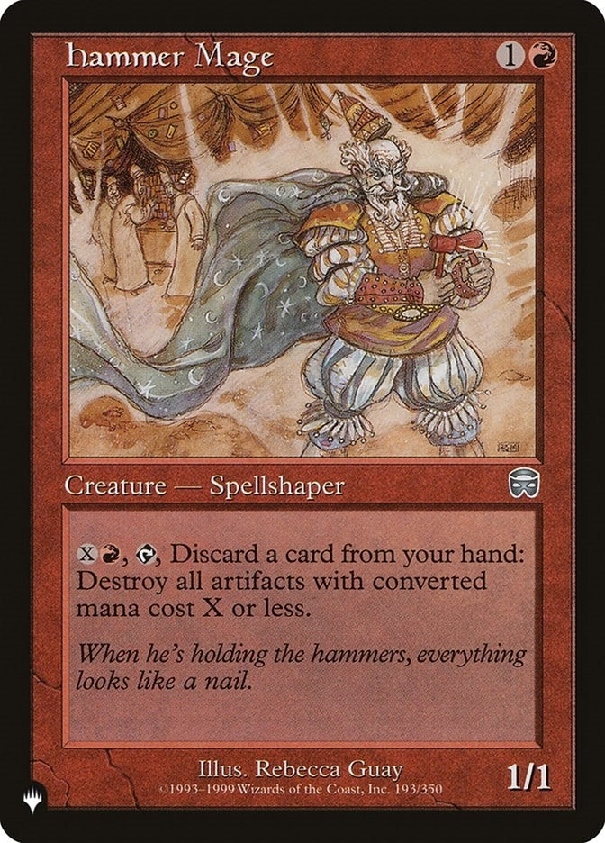 Image for Hammer Mage (The List Reprints) (193/350) - Magic: The Gathering