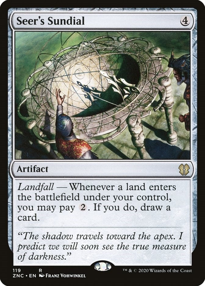 Image for Seer's Sundial (Commander: Zendikar Rising) (119) - Magic: The Gathering