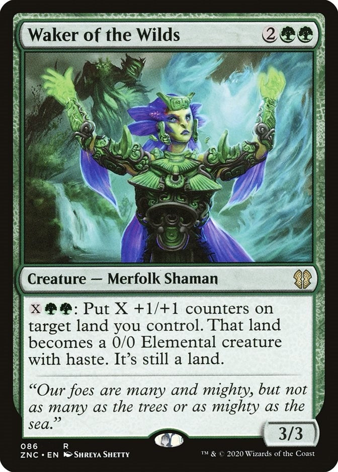 Image for Waker of the Wilds (Commander: Zendikar Rising) (86) - Magic: The Gathering