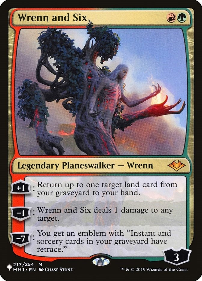 Image for Wrenn and Six (The List Reprints) (217/254) - Magic: The Gathering