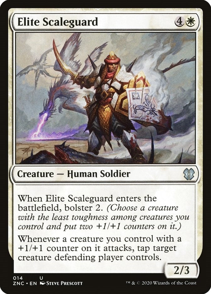 Image for Elite Scaleguard (Commander: Zendikar Rising) (14) - Magic: The Gathering