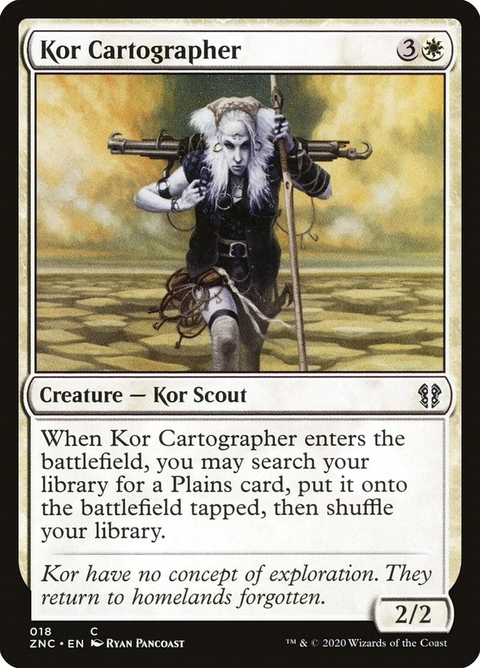 Image for Kor Cartographer (Commander: Zendikar Rising) (18) - Magic: The Gathering