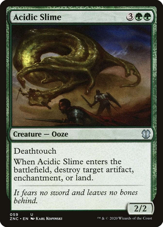 Image for Acidic Slime (Commander: Zendikar Rising) (59) - Magic: The Gathering