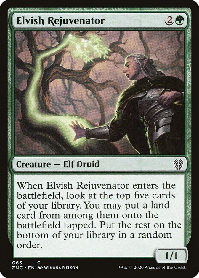 Image for Elvish Rejuvenator (Commander: Zendikar Rising) (63) - Magic: The Gathering