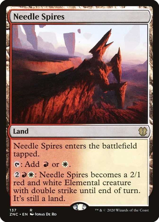 Image for Needle Spires (Commander: Zendikar Rising) (137) - Magic: The Gathering