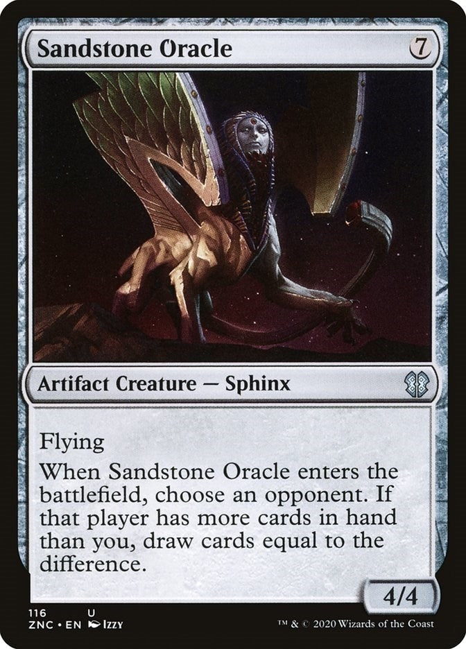 Image for Sandstone Oracle (Commander: Zendikar Rising) (116) - Magic: The Gathering