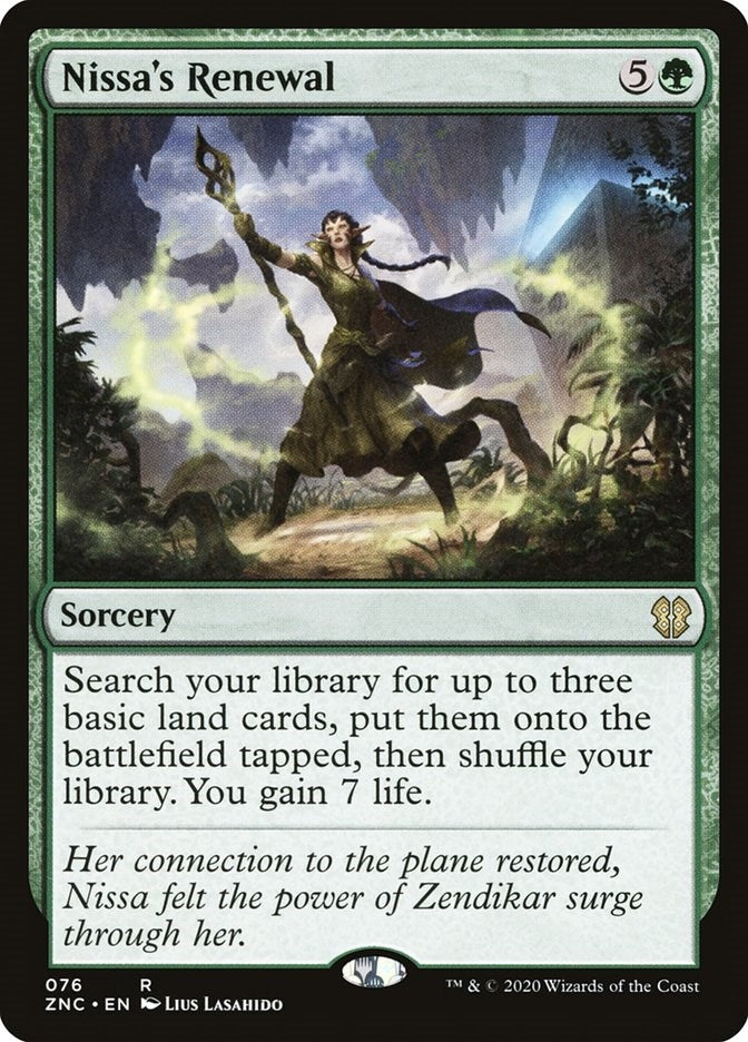 Image for Nissa's Renewal (Commander: Zendikar Rising) (76) - Magic: The Gathering