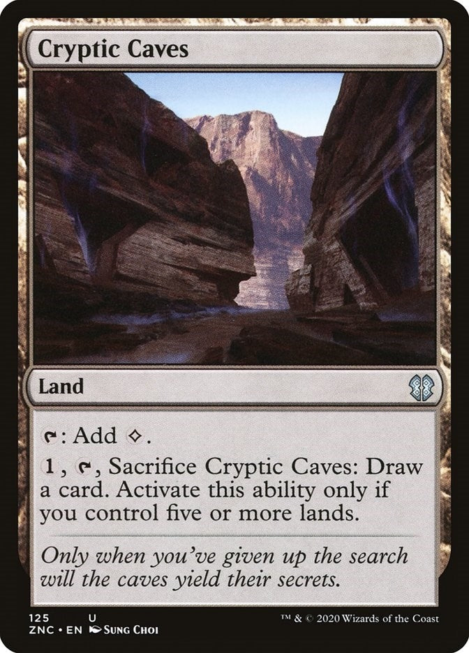 Image for Cryptic Caves (Commander: Zendikar Rising) (125) - Magic: The Gathering