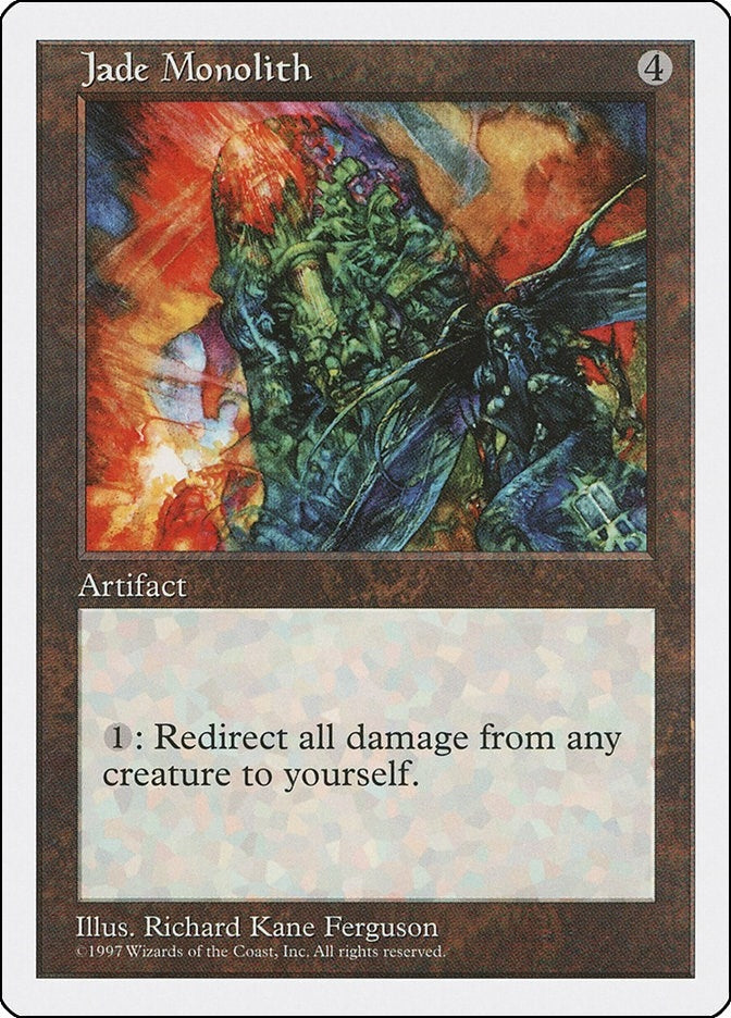 Image for Jade Monolith (Fifth Edition) - Magic: The Gathering