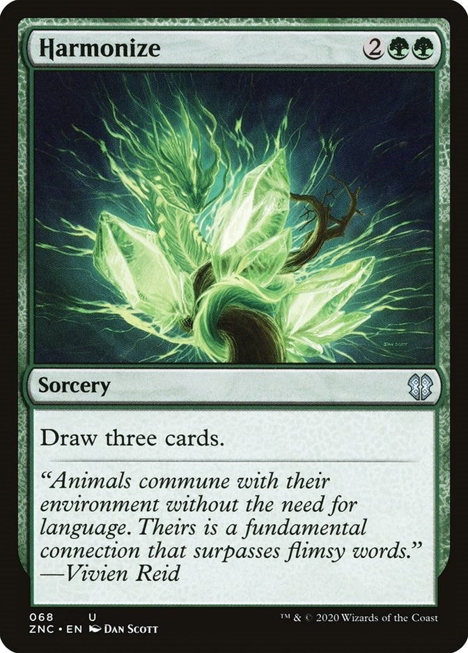 Image for Harmonize (Commander: Zendikar Rising) (68) - Magic: The Gathering