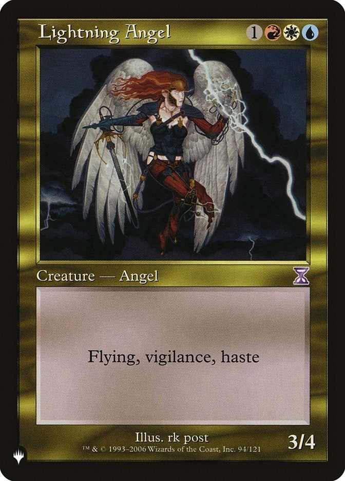 Image for Lightning Angel (The List Reprints) (94/121) - Magic: The Gathering