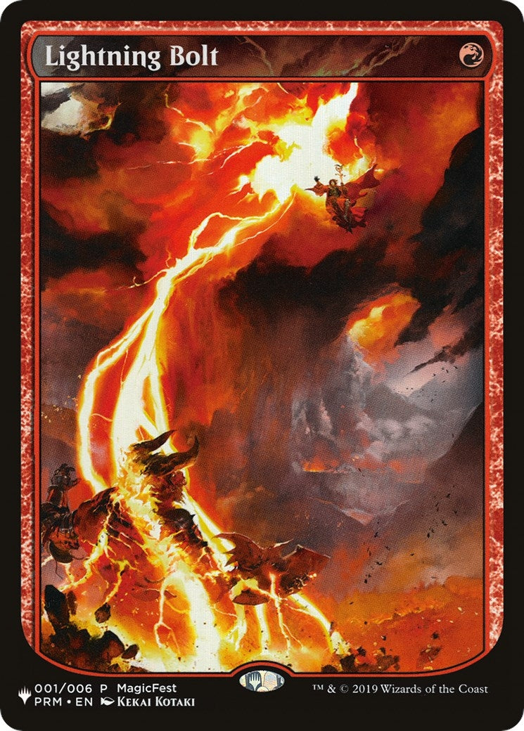 Image for Lightning Bolt (PRM) (The List Reprints) (001/006) - Magic: The Gathering