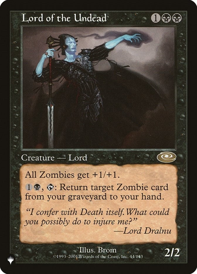 Image for Lord of the Undead (The List Reprints) (44/143) - Magic: The Gathering
