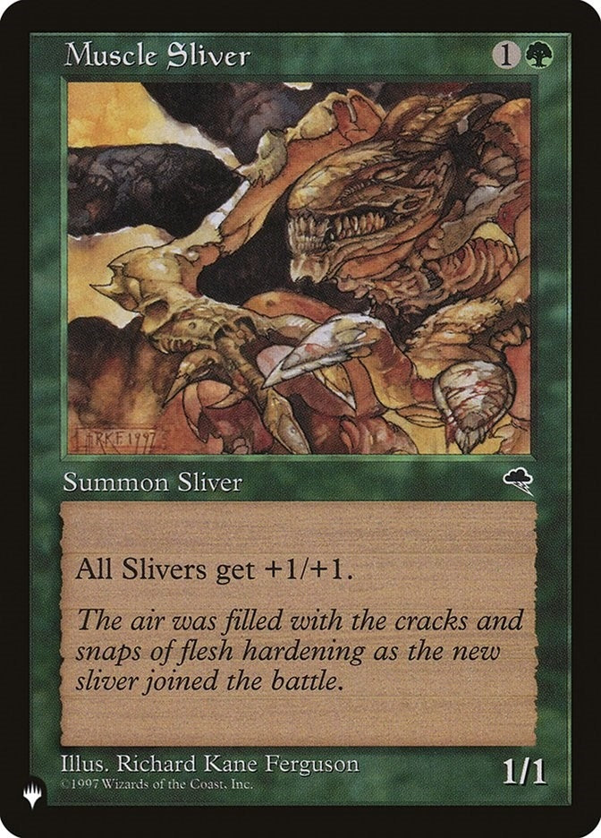 Image for Muscle Sliver (The List Reprints) - Magic: The Gathering
