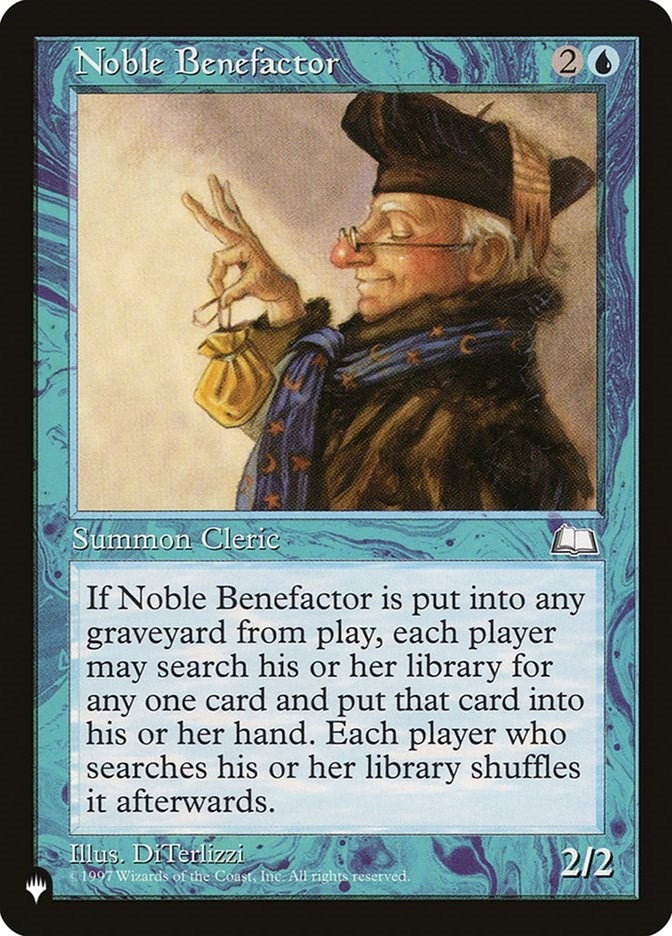 Image for Noble Benefactor (The List Reprints) - Magic: The Gathering