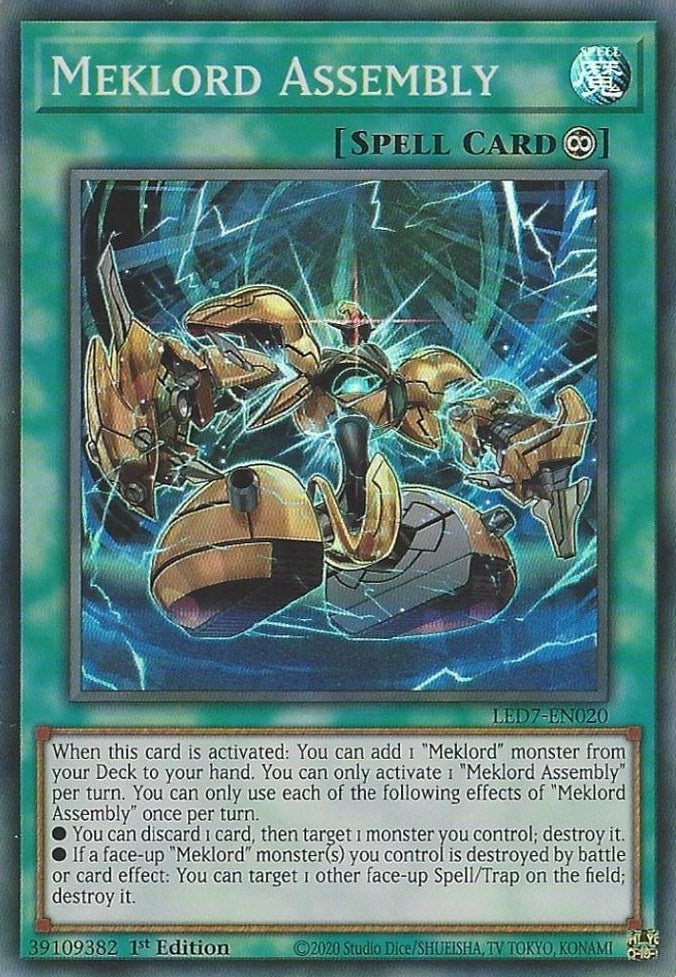 Image for Meklord Assembly (Legendary Duelists: Rage of Ra) (LED7-EN020) - YuGiOh
