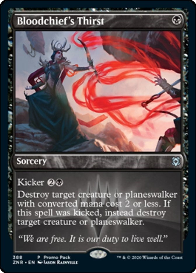 Image for Bloodchief's Thirst (Promo Pack: Zendikar Rising) (388) - Magic: The Gathering