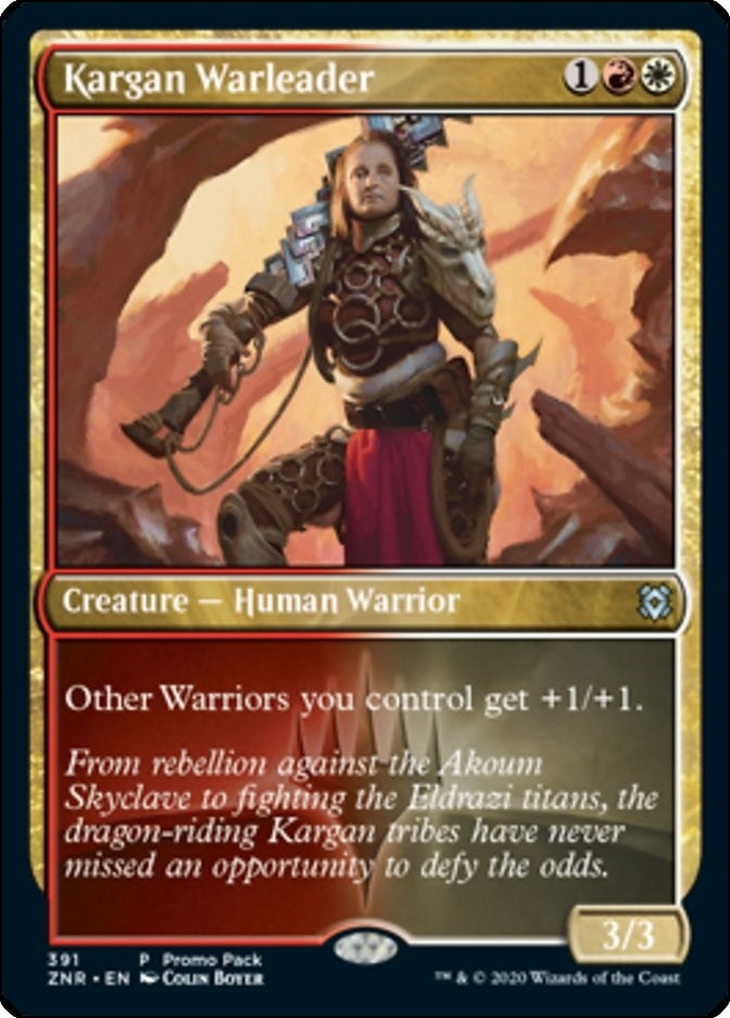 Image for Kargan Warleader (Promo Pack: Zendikar Rising) (391) - Magic: The Gathering