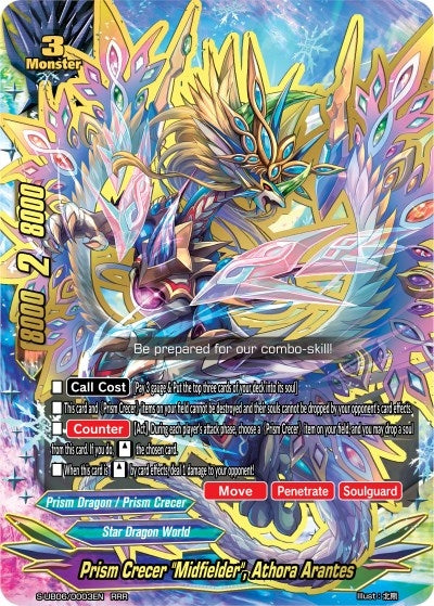 Image for Prism Crecer "Midfielder", Athora Arantes (Buddy Again Vol.3 ~Beyond the Ages~) (S-UB06/0003EN) - Future Card BuddyFight