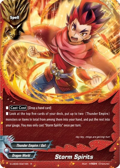 Image for Storm Spirits (Buddy Again Vol.3 ~Beyond the Ages~) (S-UB06/0021EN) - Future Card BuddyFight