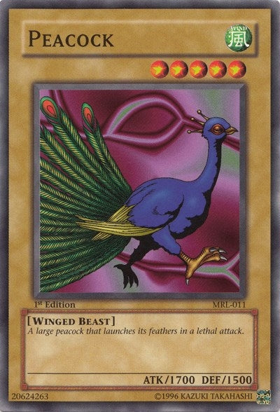 Image for Peacock (Magic Ruler) (MRL-011) - YuGiOh