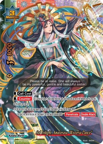 Image for Sol Trilight, Amaterasu "Wisteria Dance" (Buddy Ragnarok) (S-SS01A-SP02/0005EN) - Future Card BuddyFight