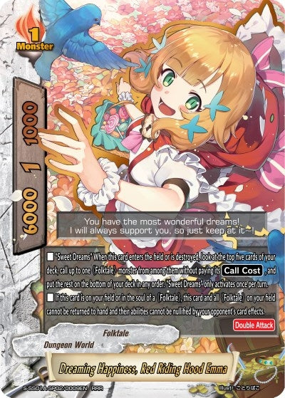Image for Dreaming Happiness, Red Riding Hood Emma (Buddy Ragnarok) (S-SS01A-SP02/0009EN) - Future Card BuddyFight