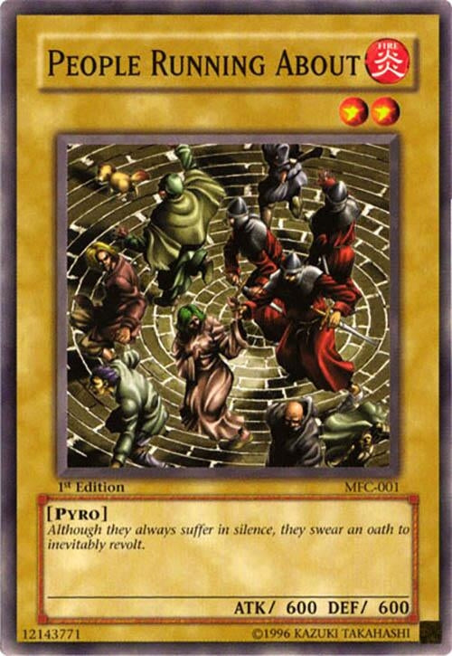 Image for People Running About (Magician's Force) (MFC-001) - YuGiOh