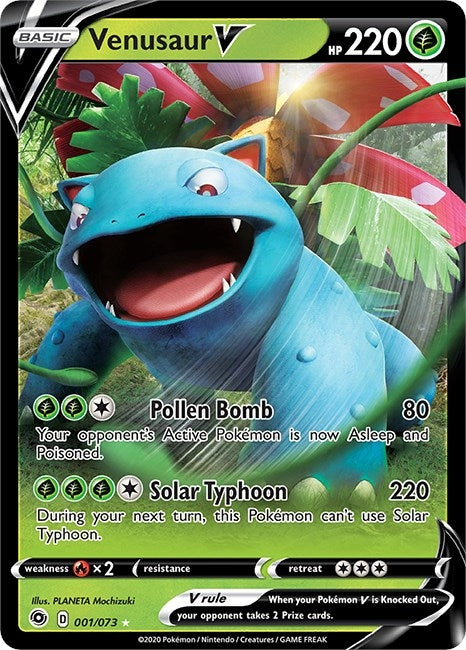 Image for Venusaur V (Champion's Path) (01/73) - Pokemon