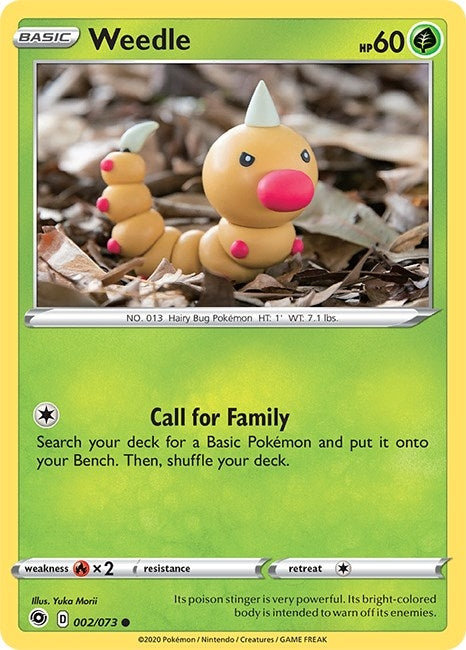 Image for Weedle (Champion's Path) (02/73) - Pokemon