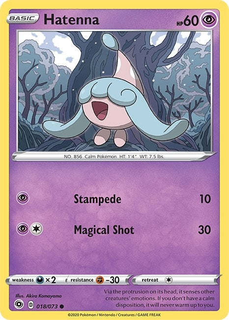 Image for Hatenna (Champion's Path) (18/73) - Pokemon