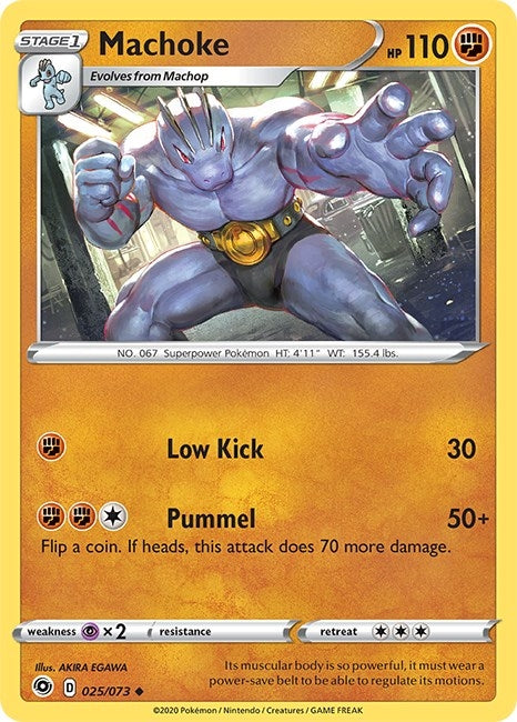 Image for Machoke (Champion's Path) (25/73) - Pokemon
